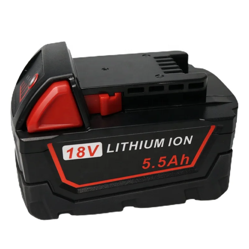 

Replacement for Milwaukee 18V 5.5Ah Li-ion Rechargeable C18B Li18 M18B XC Power tool battery for Milwaukee 18V drill battery