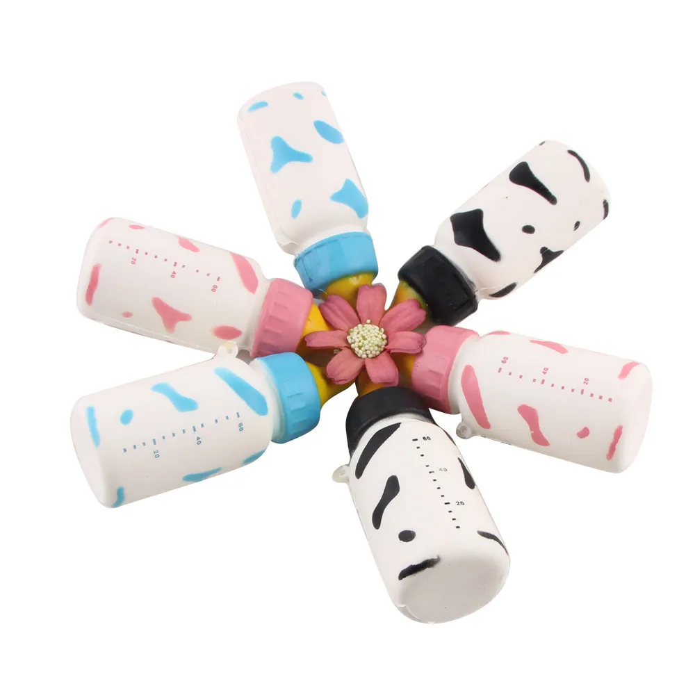 Сжимайте Jumbo снятие стресса растягивающаяся мягкая бутылка для йогурта