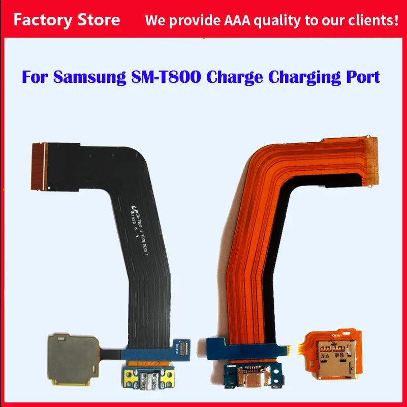 Гибкий кабель с разъемом для зарядки держателем карты памяти MicroSD Samsung Galaxy Tab S 10 5 SM