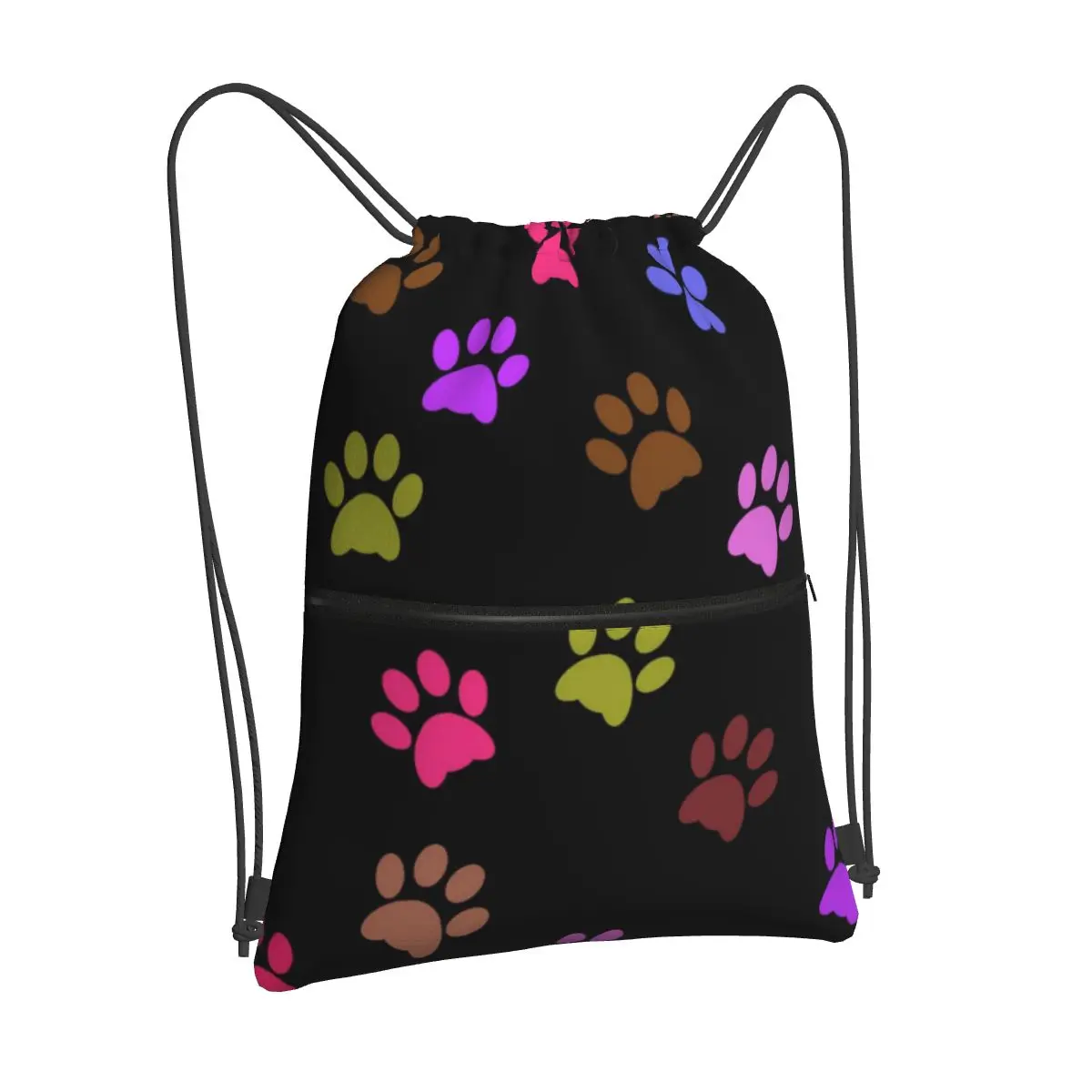

Men's and women's drawstring backpacks, men's and women's floral backpacks, printed travel and fitness shopping bags