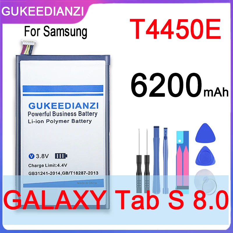 Мощный бизнес аккумулятор GUKEEDIANZI T4450E для Samsung GALAXY Tab 3 8 0 SM T310 T311 T315 литий ионный