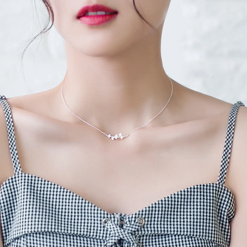 Элегантное ожерелье-цепочка с листьями гинкго для женщин Изящные очаровательные