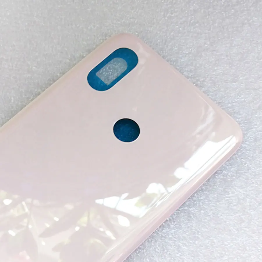 gold Стеклянный чехол для батареи, задняя крышка корпуса для Xiaomi mi 8 mi 8, задняя крышка для батареи, сменный жесткий чехол+ клейкая наклейка - Цвет: gold
