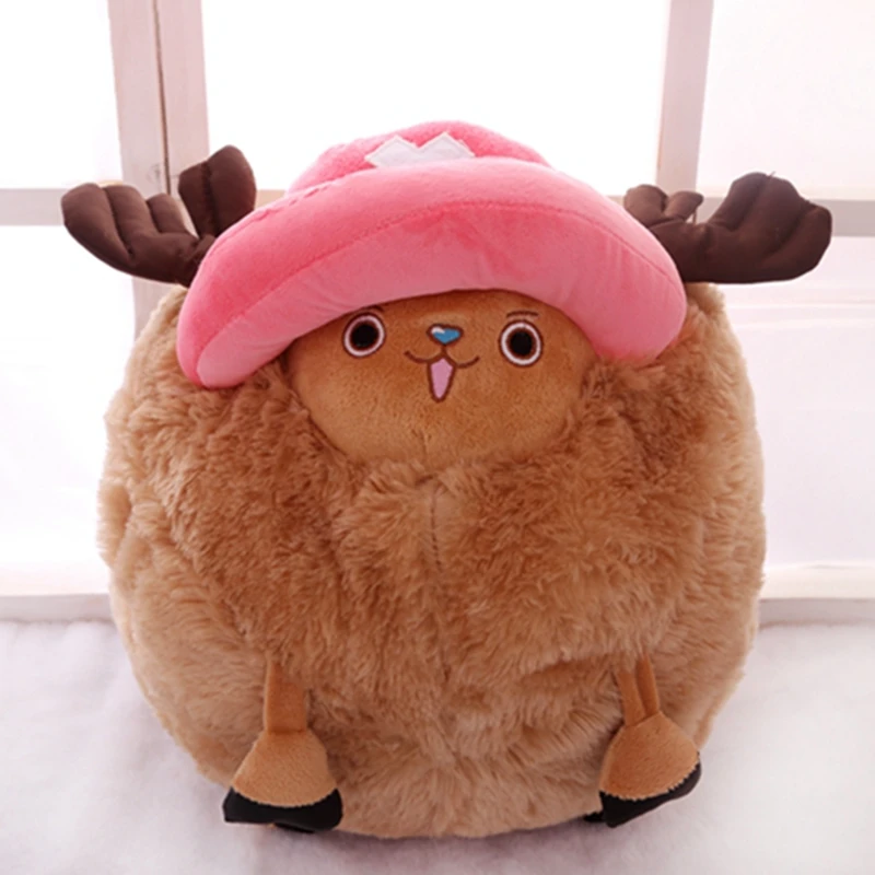 

One Piece Tony Tony Chopper Cartoon 35cm Soft PP Cotton Cute Pet Cushion Hand Warmer Pillow ToysStuffed One Piece Plush Doll