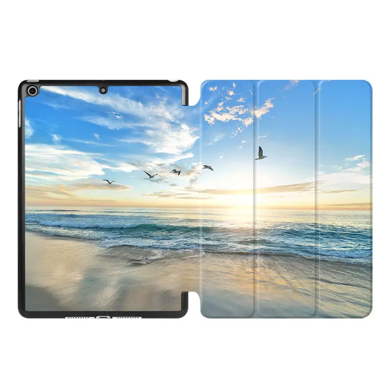 MTT пляжный чехол с принтом для iPad 9,7 дюймов модель A1893 A1954 из искусственной кожи флип-стенд смарт-чехол для iPad 9,7 '' A1822 A1893 - Цвет: IP06