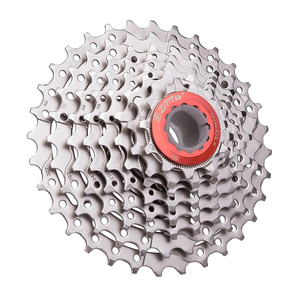 

9/8 скоростей MTB дорожный велосипед кассета свободного хода Звездочка 11-25T / 11-32T хромированная отделка
