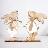 creative easter decorations for easter party wooden bunny decoration easter party easter ornament wedding home table ornament