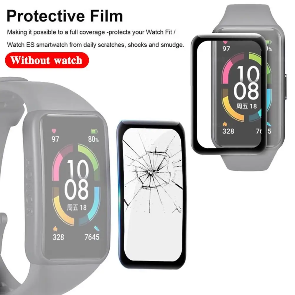 Изогнутая защитная пленка подходит для изогнутой маски Honor Band 6|Смарт-аксессуары|