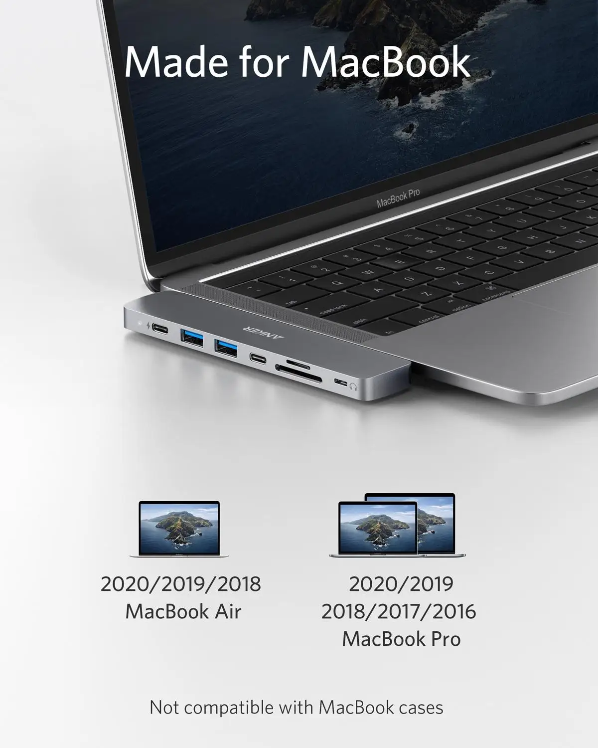 Anker USB C Hub for MacBook PowerExpand Direct 8-in-2 Adapter with Thunderbolt 3 Port 4K HDMI and | Компьютеры и офис