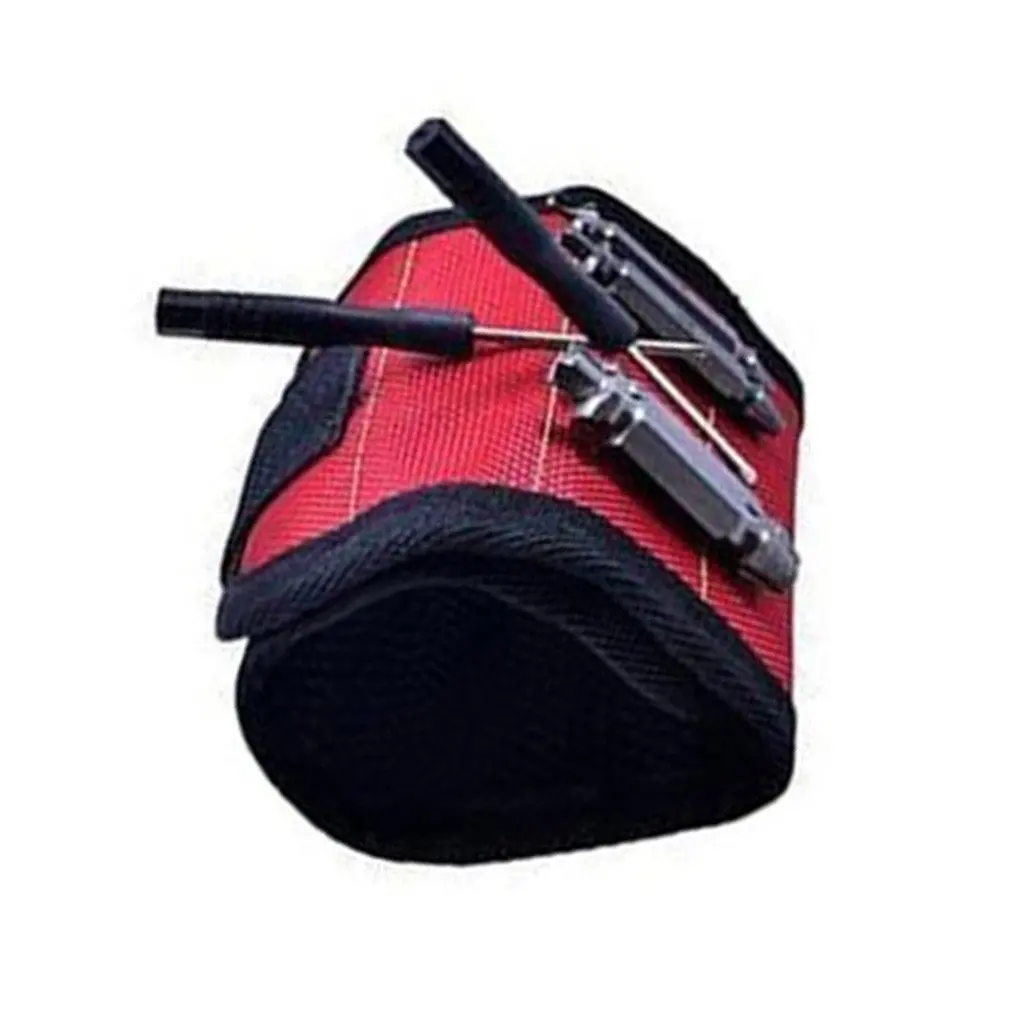 

Magnetic Wristband Portable Tool Bag with 3 Magnet Electrician Wrist Tool Belt Screws Nails Drill Bits Bracelet for Repair Tool