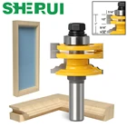 Направляющая для стеклянной двери с хвостовиком 12 дюйма, реверсивное сверло для фрезерного станка, режущий инструмент для дерева, фрезы для деревообработки, 1 шт.