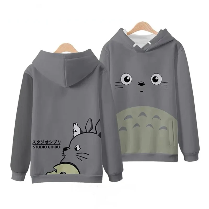

Men Hoodie Totoro 3D Printing Men/Women/Kids Autumn Fashion Japanese Anime Hoodies Sweatshirt Long Sleeves Pollover Plus Size