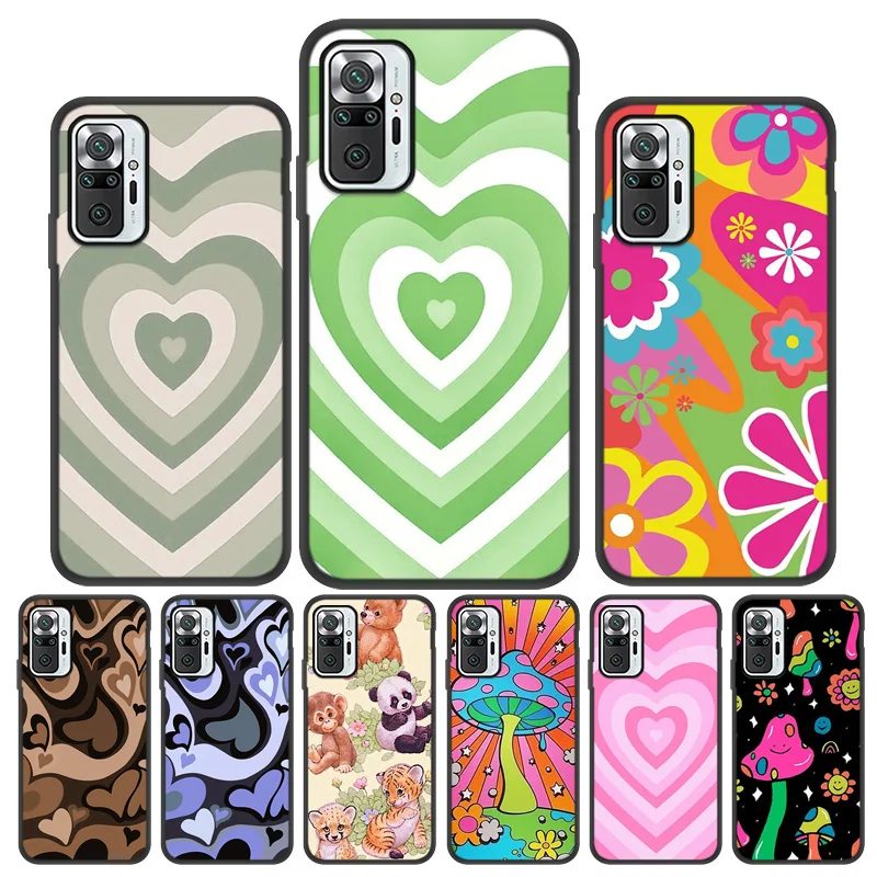 

Redmi Note 10 Pro Case Soft Funda For Xiaomi Redmi Note 9 11 Pro 11S 10S 8 9S Redmi 9T 9A 9T 9C NFC Poco X3 F3 M3 M4 Pro Covers