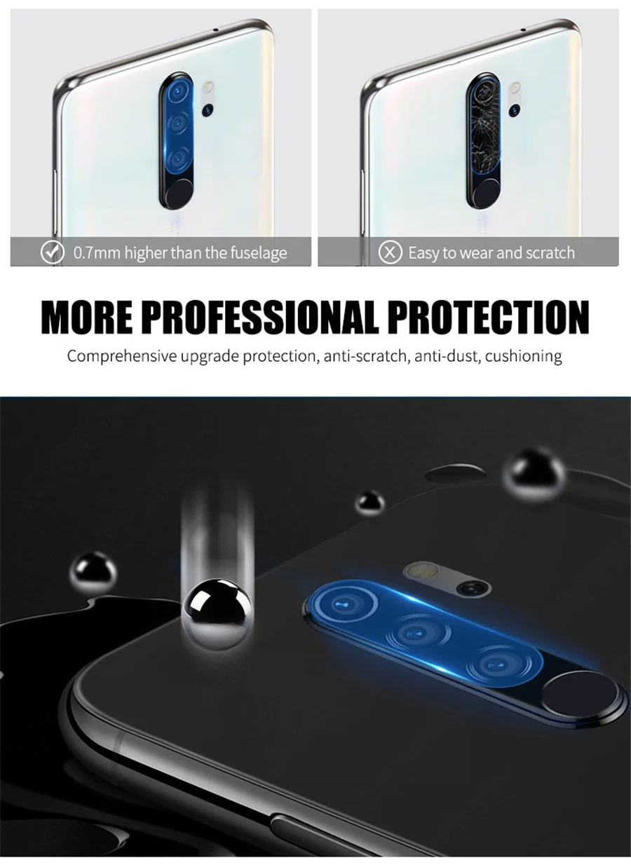 2 шт Xiaomi Redmi Note 8 Pro 8T объектив камеры закаленное стекло для Xiaomi Redmi Note 8 8T стекло протектор экрана на Redmi Note 8 Pro