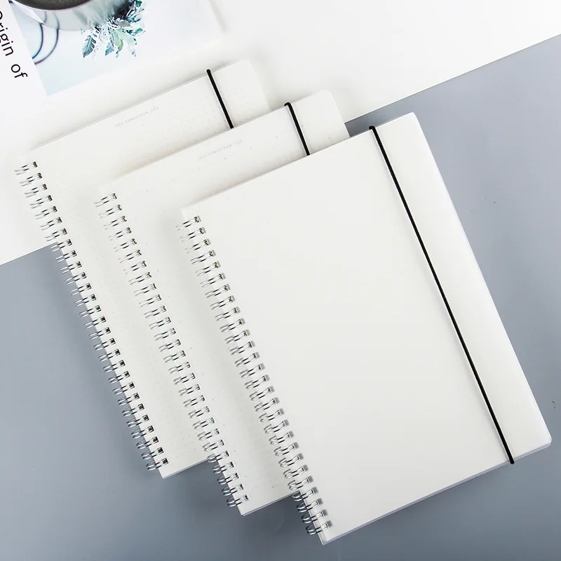 B5Spiral book coil notebook To Do мелкая миллиметровая бумага в горошек дневник блокнот для
