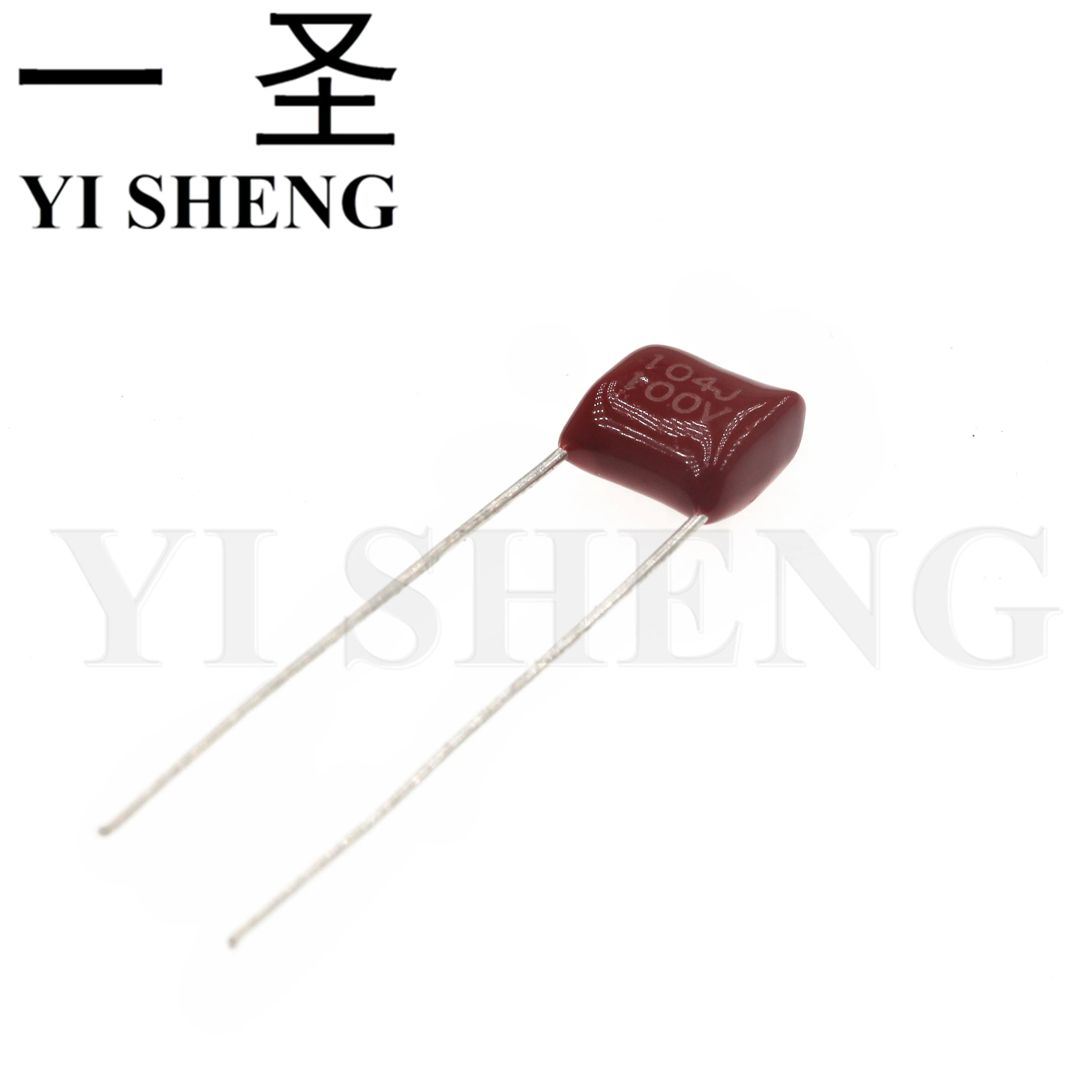 

20PCS 100V104J Pitch 5mm 100NF 0.1UF 100V 104 CBB Polypropylene film capacitor