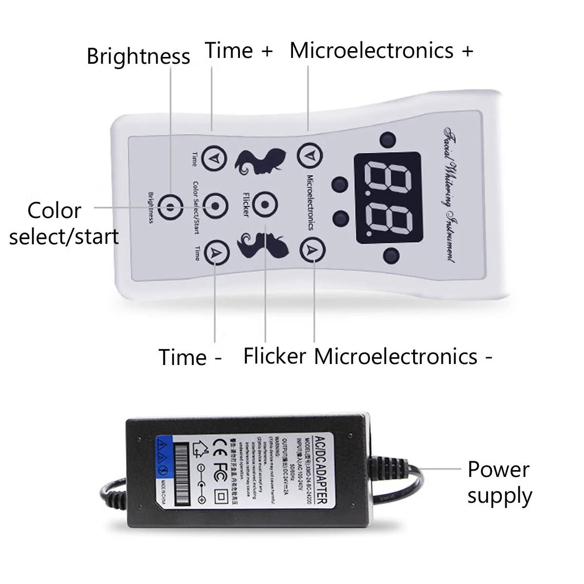 

7 Colors Light LED Facial Mask Photon Therapy Beauty Machine Face Neck Rejuvenation Skin Care Aniti Acne Whitening Instrument