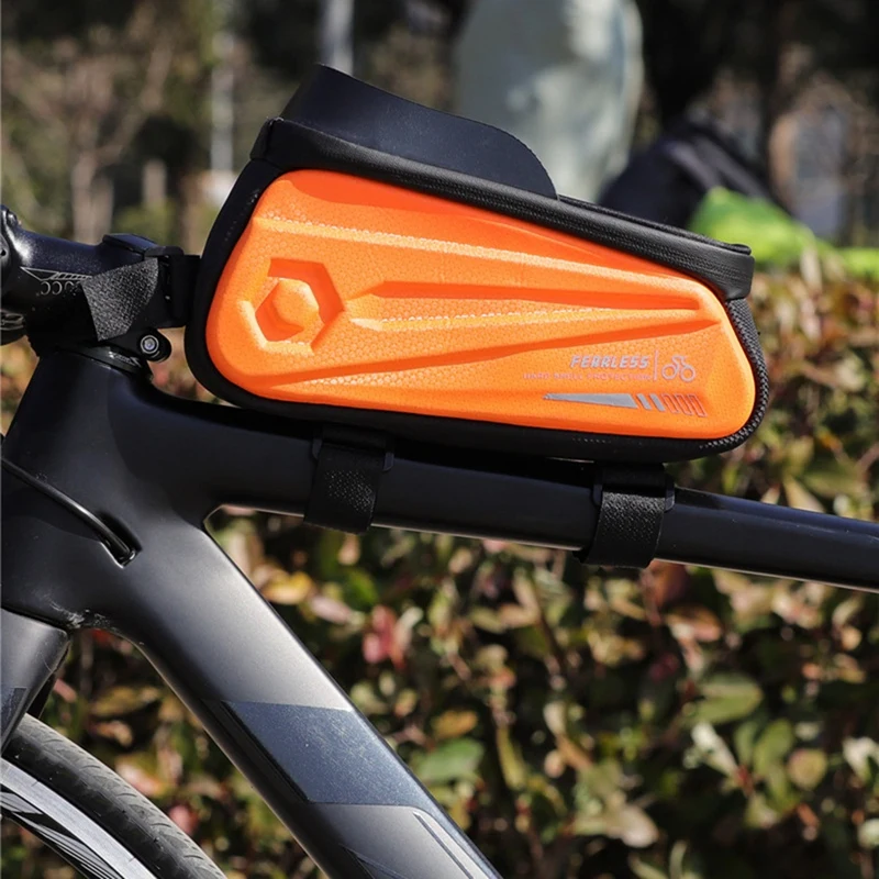 

WEST BIKING 7.0 Inch Contact Screen Phone Case Bag Bike Bicycle Tube Bag Waterproof Cycling Phone Mount