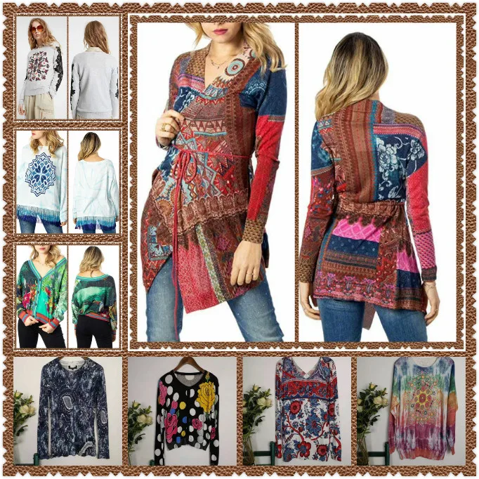 2021 г. DESIGUAL испанская мода женские новые стильные высококачественные свитера для|