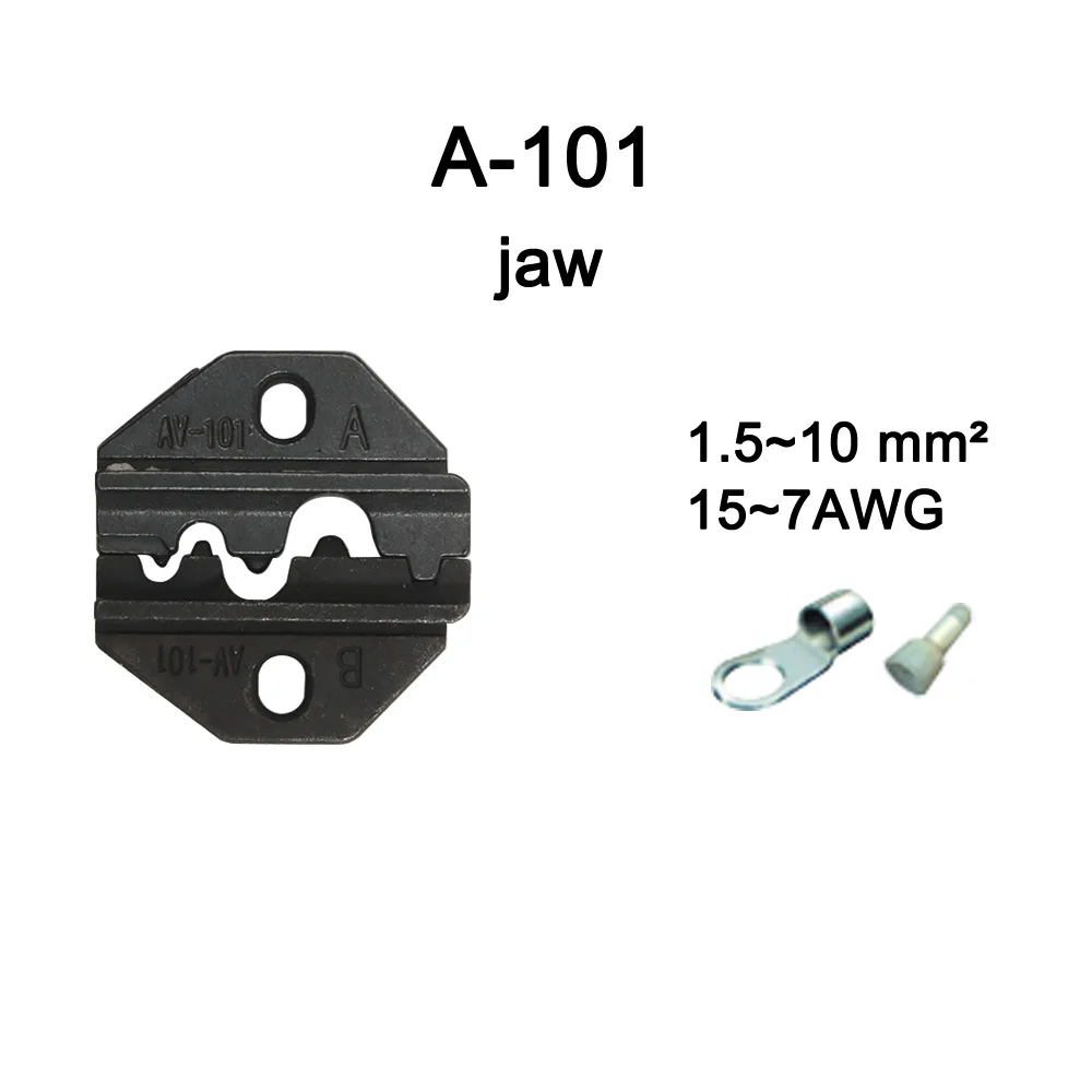 A05H A02H2 A12 A02H A35WFDie наборы для HS HS-05H FSE-05H AM-10 EM-6B1 EM-6B2 обжимной Пилер обжимной станок один комплект модули челюсти - Цвет: A101