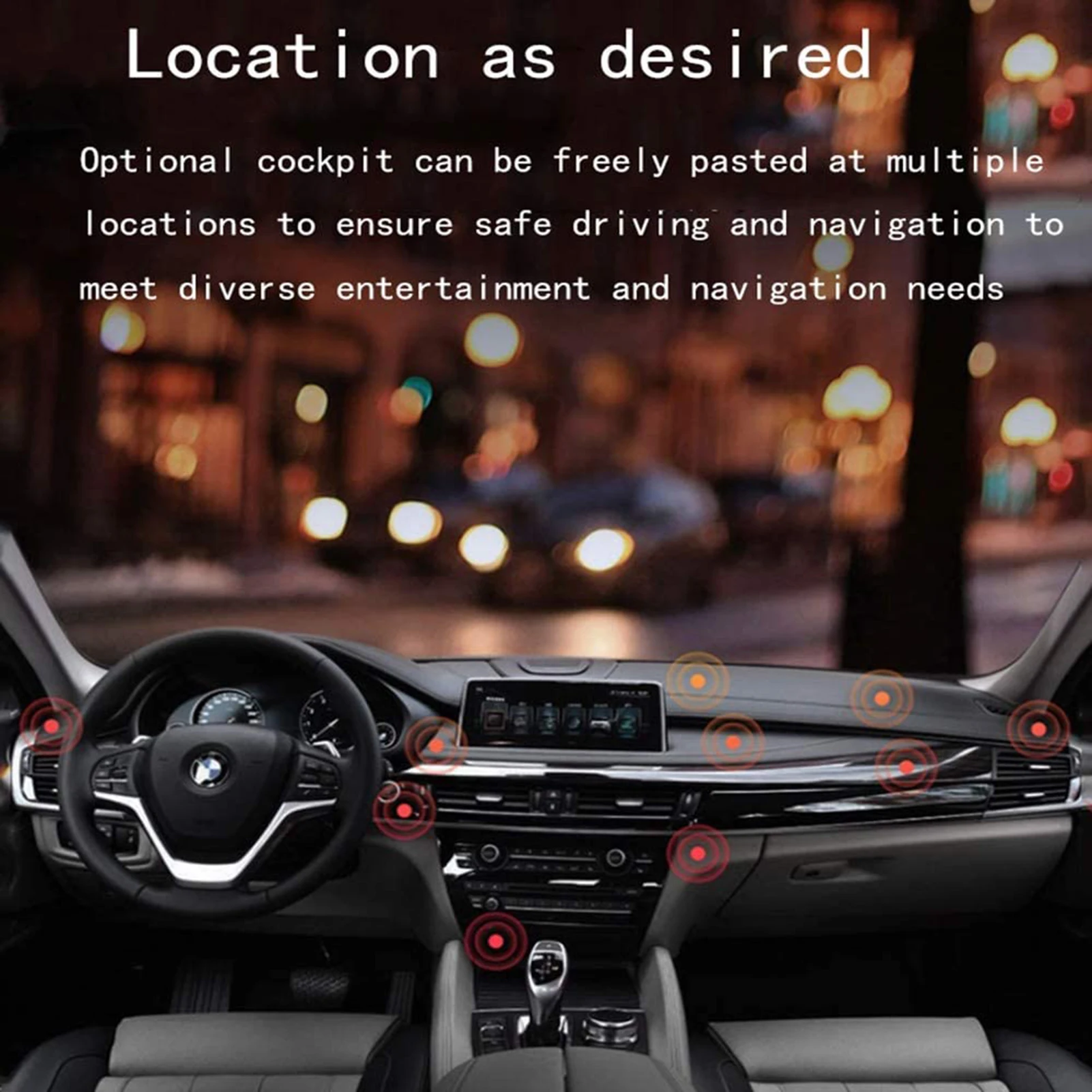 

Wireless Magnetic Phone Car Mount Universal Cell Mobile Phone Holder Smartphone Adapter For Dashboard Stand High-quality 2021