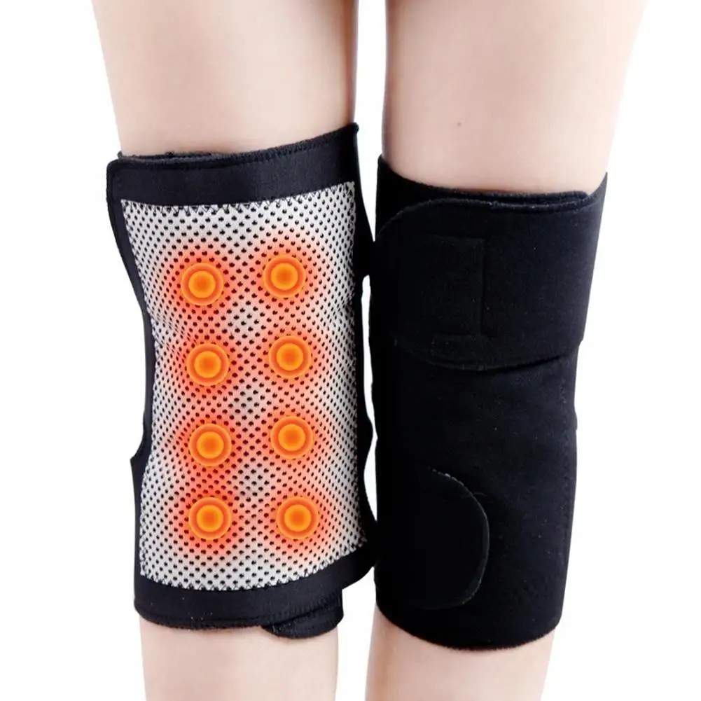 

1 Pair Dot Matrix Self Heating Knee Pads Brace Sports Kneepad Tourmaline Knee Support For Arthritis Joint Pain Relief Recovery