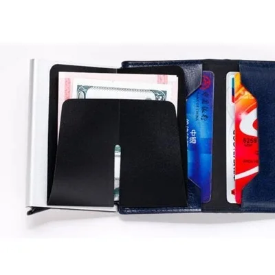 Нержавеющая сталь кредитной держатель для карт Для Мужчин Тонкая