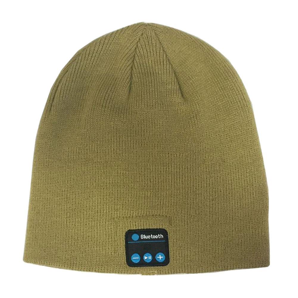 Winter Bluetooth USB Rechargeable Music Headset Warm Knitting Beanie Hat Cap | Аксессуары для одежды