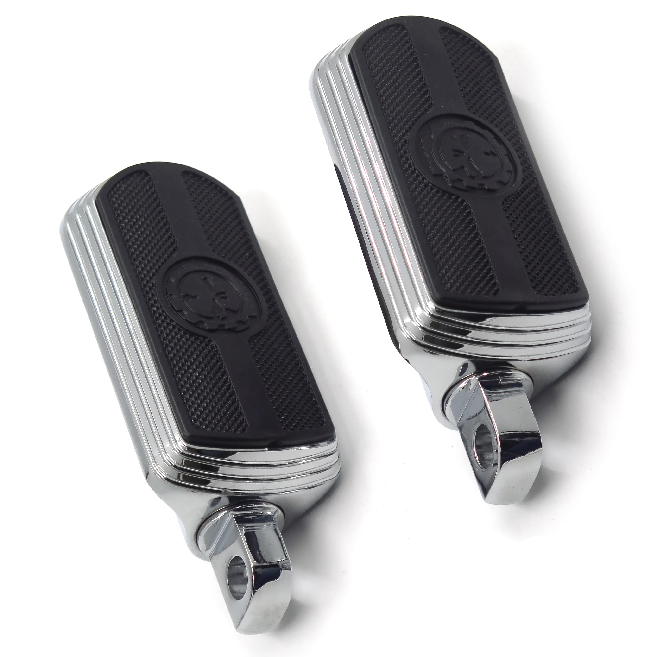 Aftermarket мотоцикл части шестерни череп Great Wall подножки для 84-17 Harley Road King Street Glide Road Glide BLAC