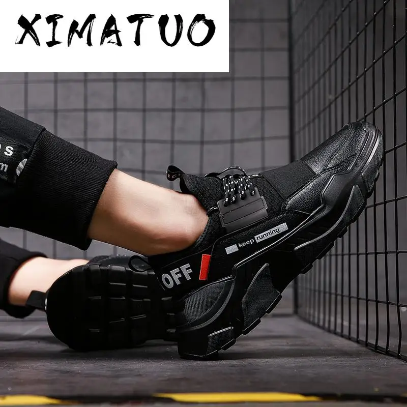2020 Male Lace-up Men Sneakers High Quality Man Non Slip Comfortable Casual Shoes Mesh Breathable Outdoor Walking | Обувь