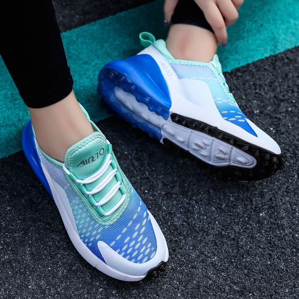 Мужская Новая мода zapatillas mujer уличные кроссовки дышащая женская обувь сетчатые Спортивные Повседневные кроссовки размера плюс 36-47