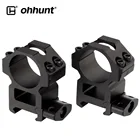 Ohhunt 25,4 мм 1 дюймов 2 шт. высокий профиль Максимальная сила Вивер Пикатинни прицел крепление кольца Охотничьи Аксессуары для винтовочного оптического прицела
