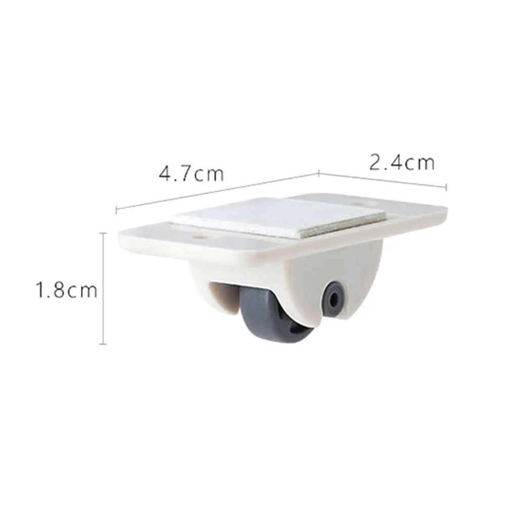 12Pcs Storage Box Pulley Self Adhesive Casters Wheels Funny Home Toy Portable And Durable Furniture Box's Skateboard | Обустройство