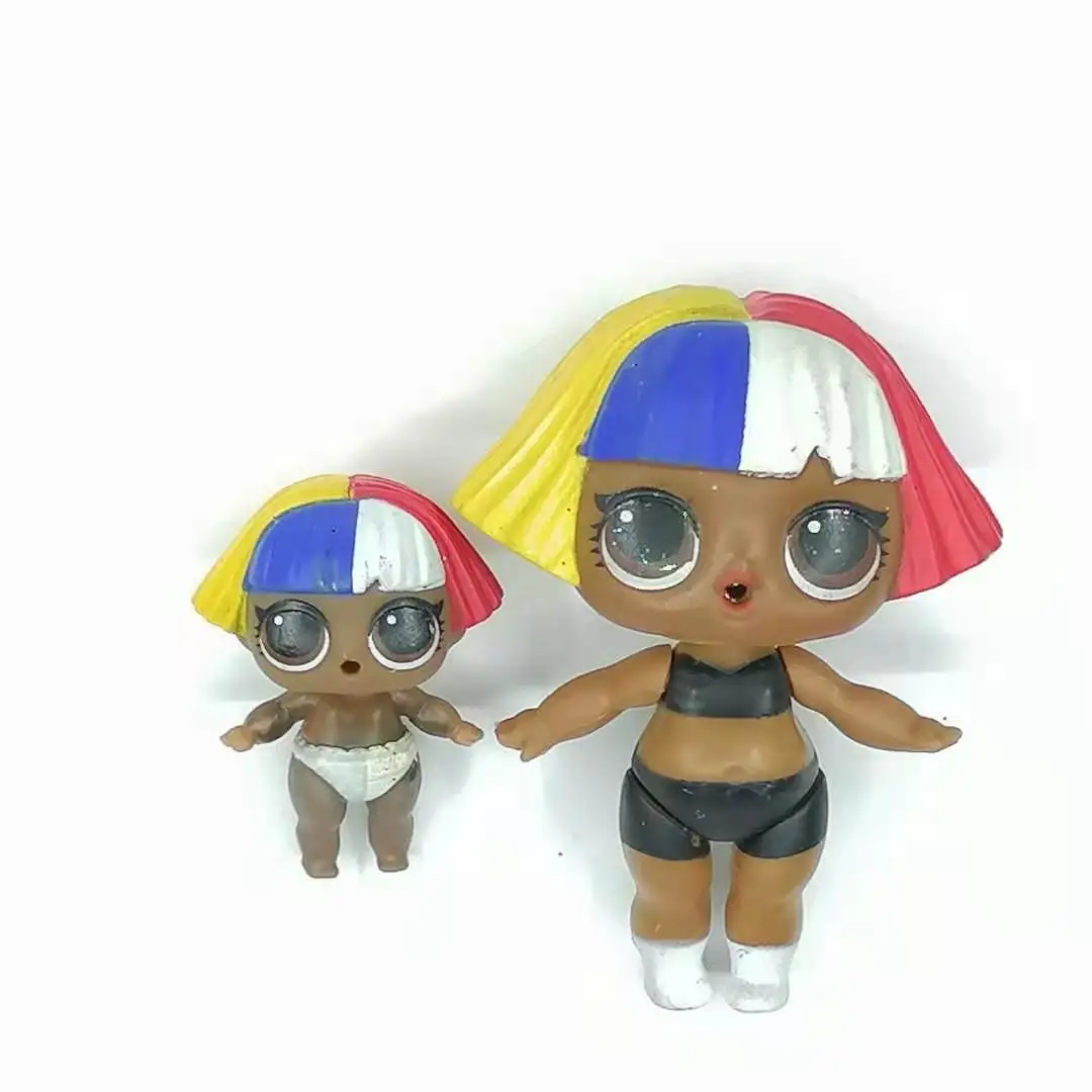 

2pcs LOLs Dolls 8cm Big Sister Boys Baby Lil Little Sister Boys Baby Toys LOL Collection Kids Girls Send Birthday Gift