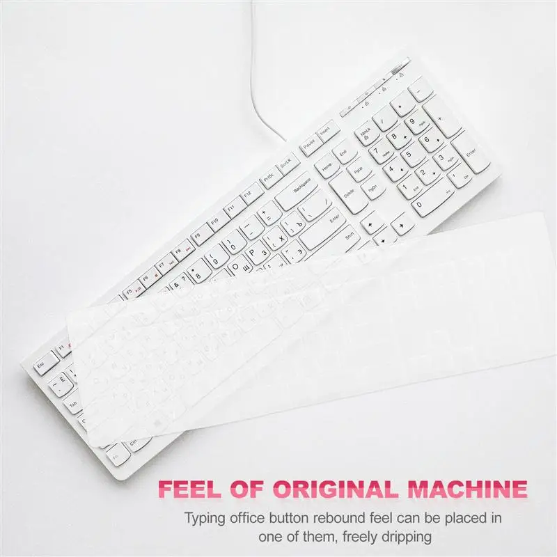 

2pcs Silicon Flexible Flim Soft Keyboard Cover Compatible For Logitech MK270 Silicone Keyboard Membrane