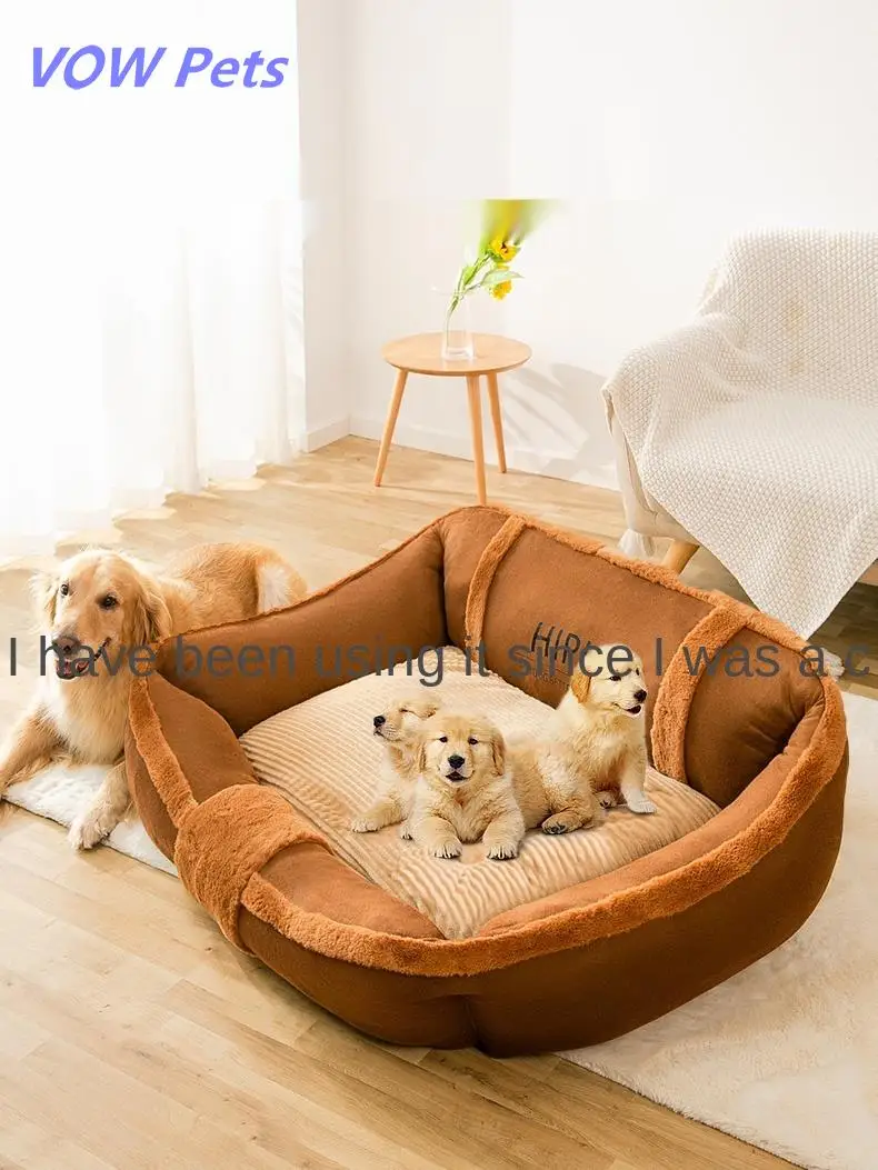 

Dog Kennel Keep Warm Large Breed Litters Dog Kennel Four Seasons General Bit Tamper Resistant Pet Products Can Unpick And Wash