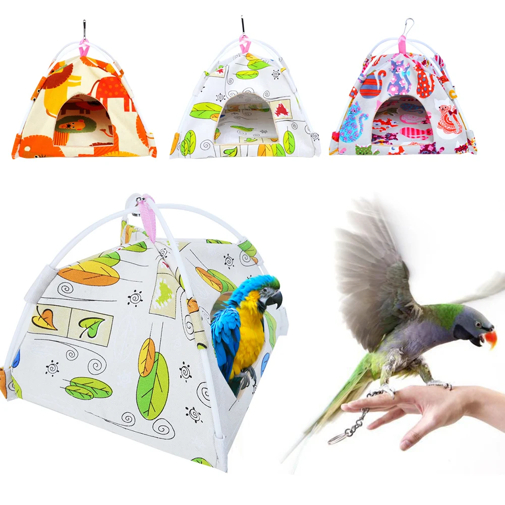 Гамак-попугай для домика подвесная фотокомната зимняя теплая птица хомяк гнездо