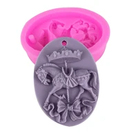 carousel silicone mold fondant candle resin aroma stone ornaments soap mold for pastry cup cake decorating kitchen accessories