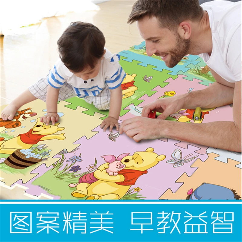 Коврик для ползания Disney 30x30 9 шт. детский коврик девочки игровой сборный лазания