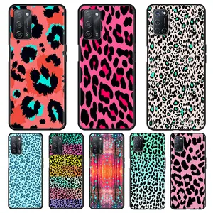 leopard series cell phone case for oppo a53 a9 2020 a52 a93 find x2 lite x3 reno 3 4 pro 5g ace a55 a94 a74 cases cover free global shipping