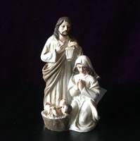 high end boutique st josephs little jesus holy family three sculptures like home car hanging ornaments to protect peace