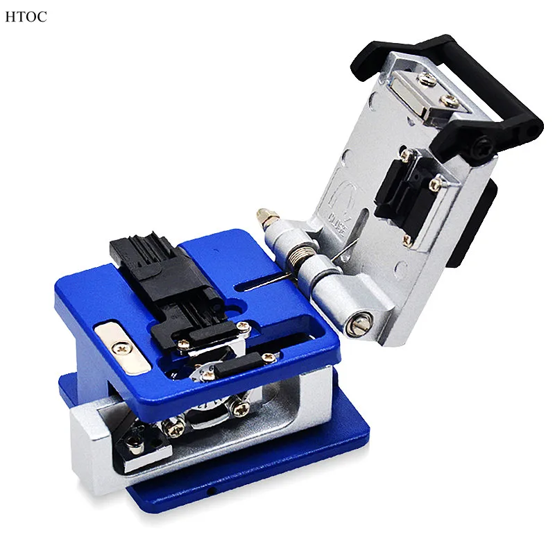 FTTH Fiber Optic Tool Kit with Fiber Power Meter and 5mW Visual Fault Locator and Cable Cutter Stripper FC-6S Fiber Cleaver