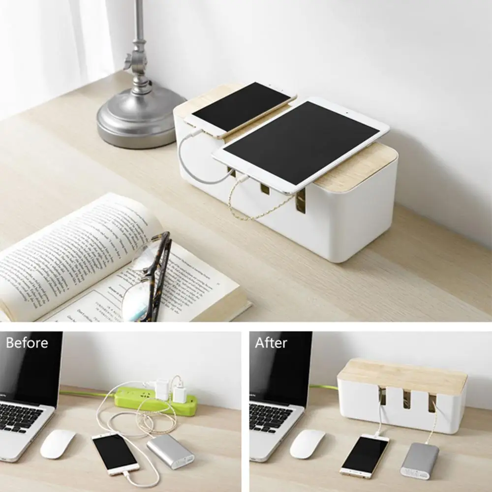 Кабельный ящик для хранения Мощность прокладки провода чехол против пыли