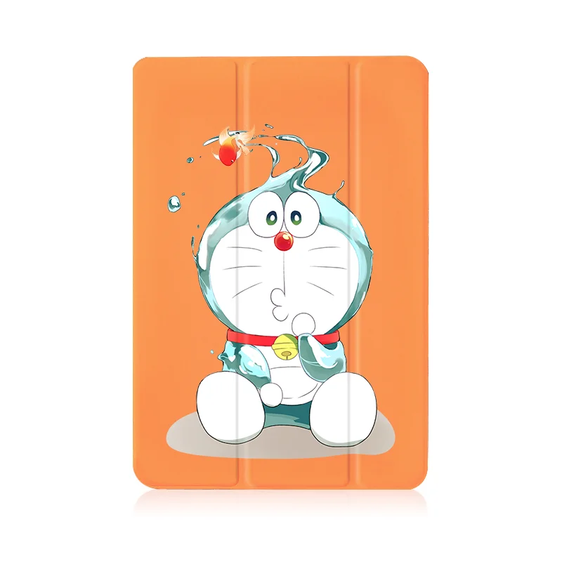For iPad Pro 11 Case 2020 Doraemon Air 2 Tablet Lovely Auto Sleep Wake Mini 5 PU Protect Skin Cases | Компьютеры и офис