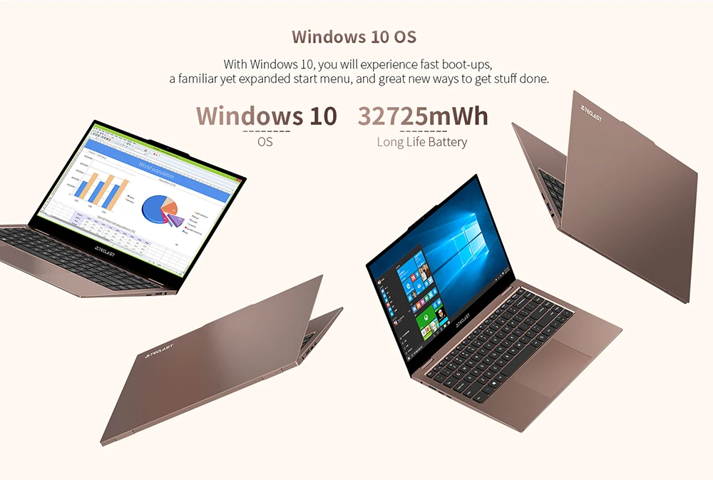 Teclast F7 Air Ultra Thin Laptop 14 inch Intel N4120 8GB LPDDR4 256GB SSD Notebook 1920x1080 FHD Windows 10 Computer 1.18KG 180°