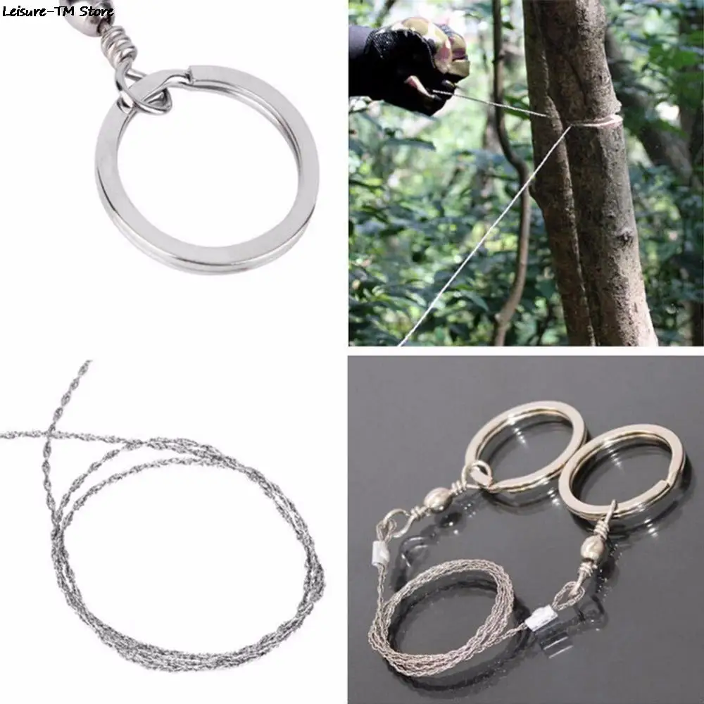 Camping Hiking Manual Hand Steel Rope Chain Saw Portable Practical Emergency Survival Gear Wire Kits Outdoor Travel Tools | Спорт и