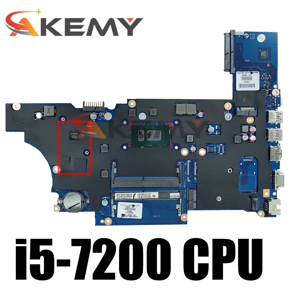 Для HP ProBook 450 G5 470 430 материнская плата i5-7200U DA0X8CMB6E0 L00824-001 L00824-501 L00824-601 тестирование