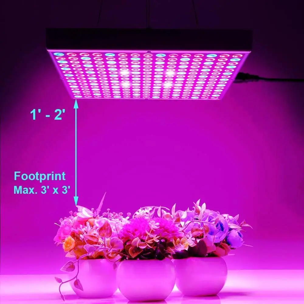 Светодиодный светильник для выращивания растений, лампа 45 Вт, лампа для AC85-265V растений, фитолампа для растений, полный спектр для выращивания цветов