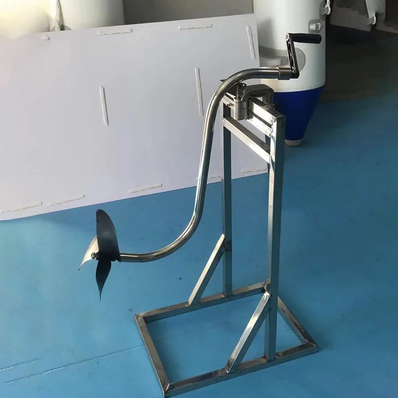 Ручной пропеллер морской резиновый лодочный ручной бесшумный и