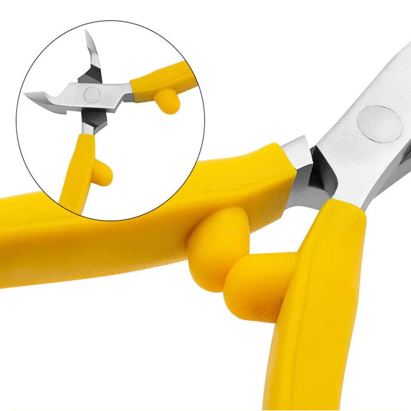 

Rubber Handle Nail Care Art Tool Nipper Cuticle Handnail Dead Skin Cutter Manicure Tool Dead Skin Cutter Clipper FY231